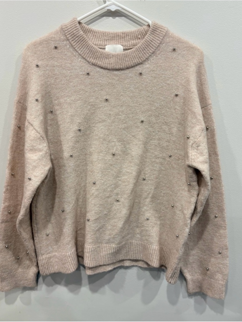 455. H&M Cream Cable Knit Sweater with Soft Texture - Picture 3 of 3